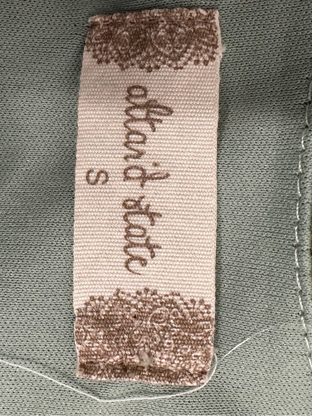 Altar’d State Light Sage Green Ditsy Floral Cottagecore Mini Dress Small - Thumbnail 5
