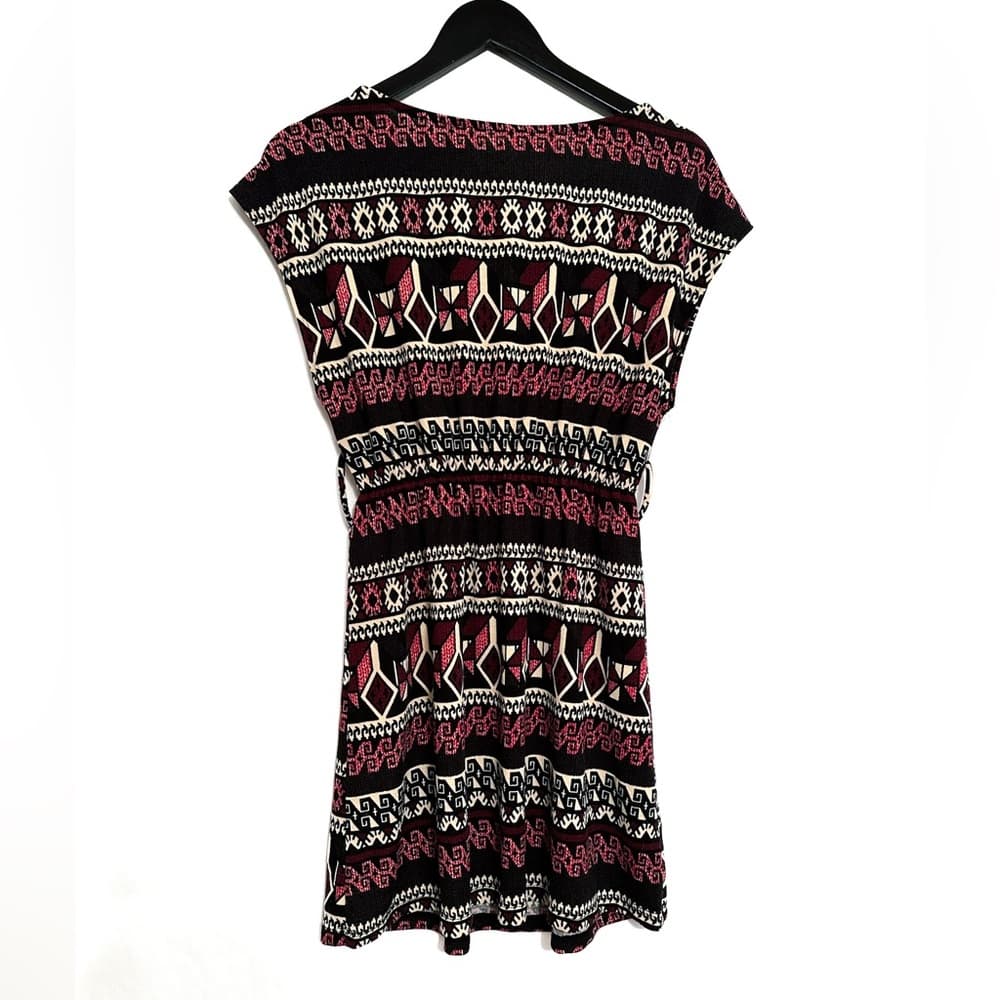 Alya x Francesca’s Multicolor Geometric Print Elastic Waist Dress Size Medium - Thumbnail 5