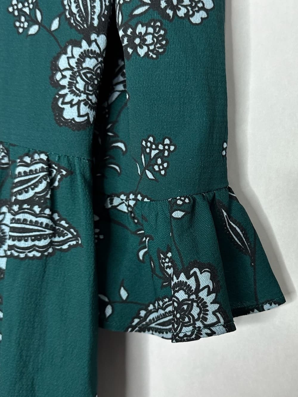 Eliza J Floral Dress High Neck Ruffle Sleeve Cottagecore Modest Romantic 14 - Thumbnail 9