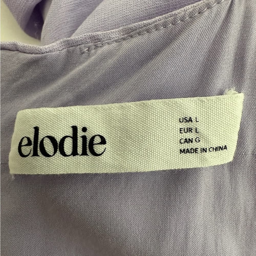 Elodie Lavender Ruched Mini Dress Size Large Coquette Lolita Girly - Thumbnail 7