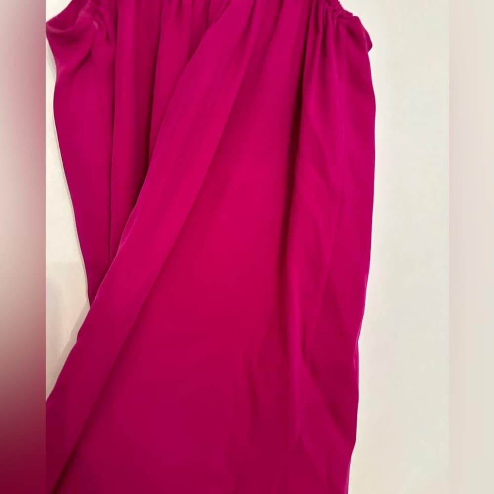 Alice + Olivia Silk Babydoll Mini Dress Pink Y2K Strappy XS Luxury Resortwear - Thumbnail 11