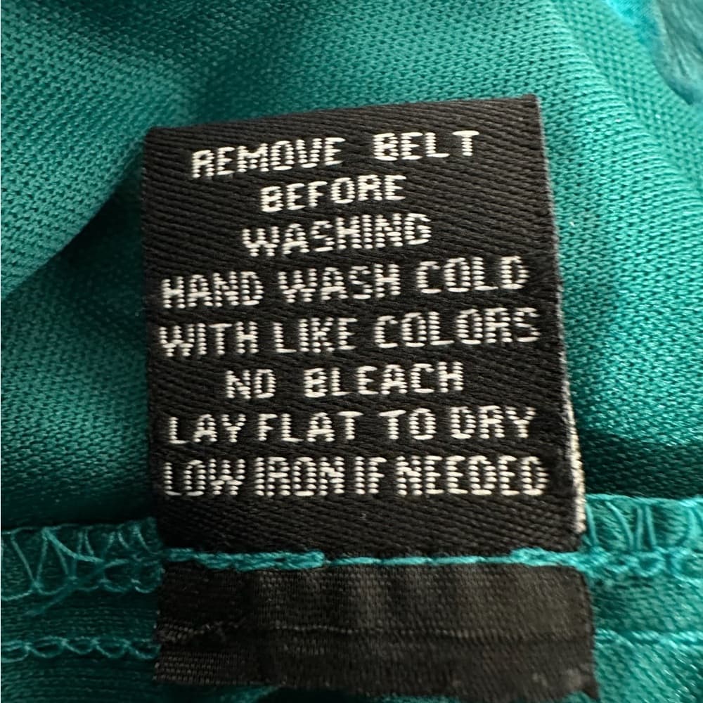 Ruby Rox Teal Strapless Dress Ruffled Skirt Black Waist Sash Size 7 Junior Party - Thumbnail 2