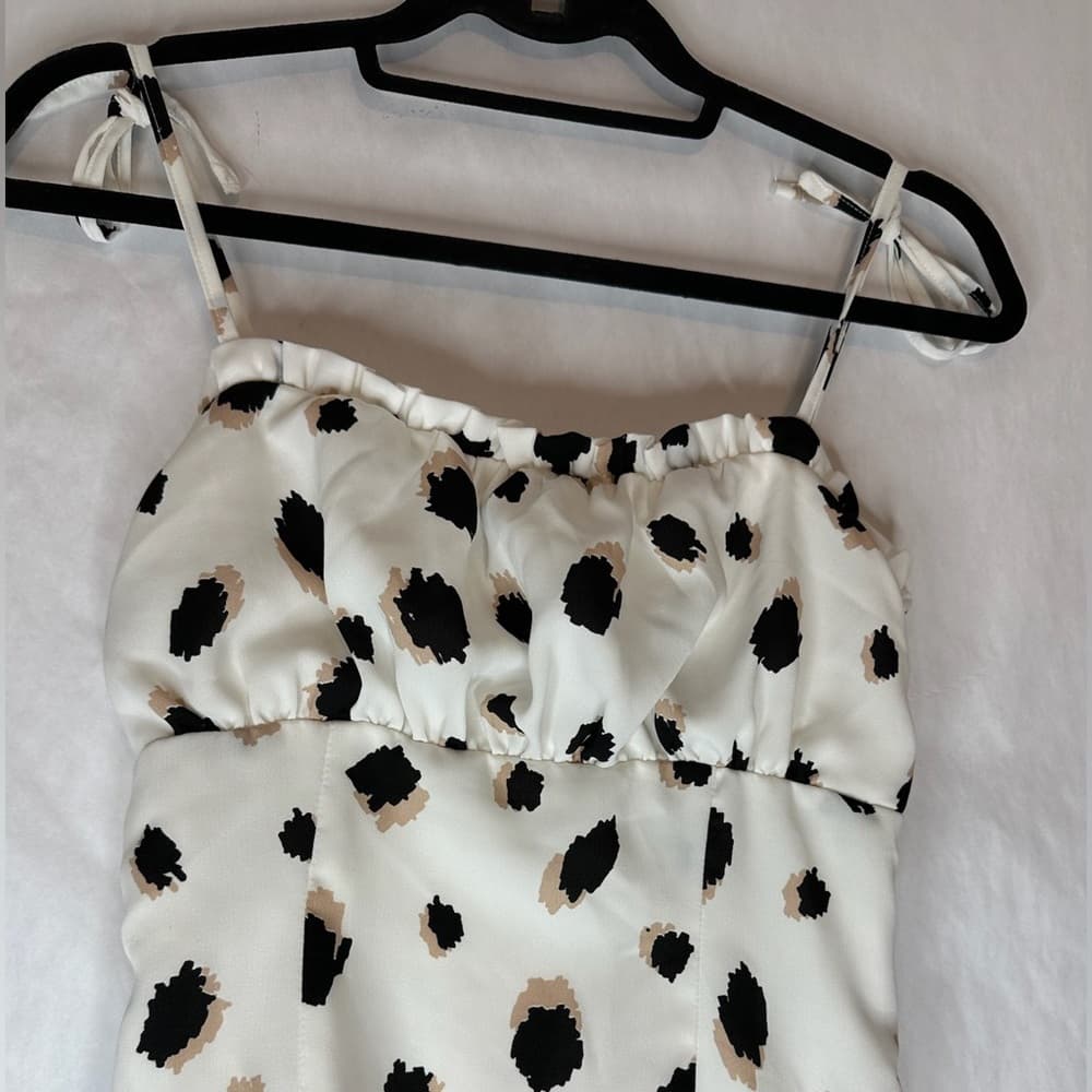 Princess Polly Silviya Mini Dress Animal Graphic Print Adjustable Straps Size 2 - Thumbnail 14