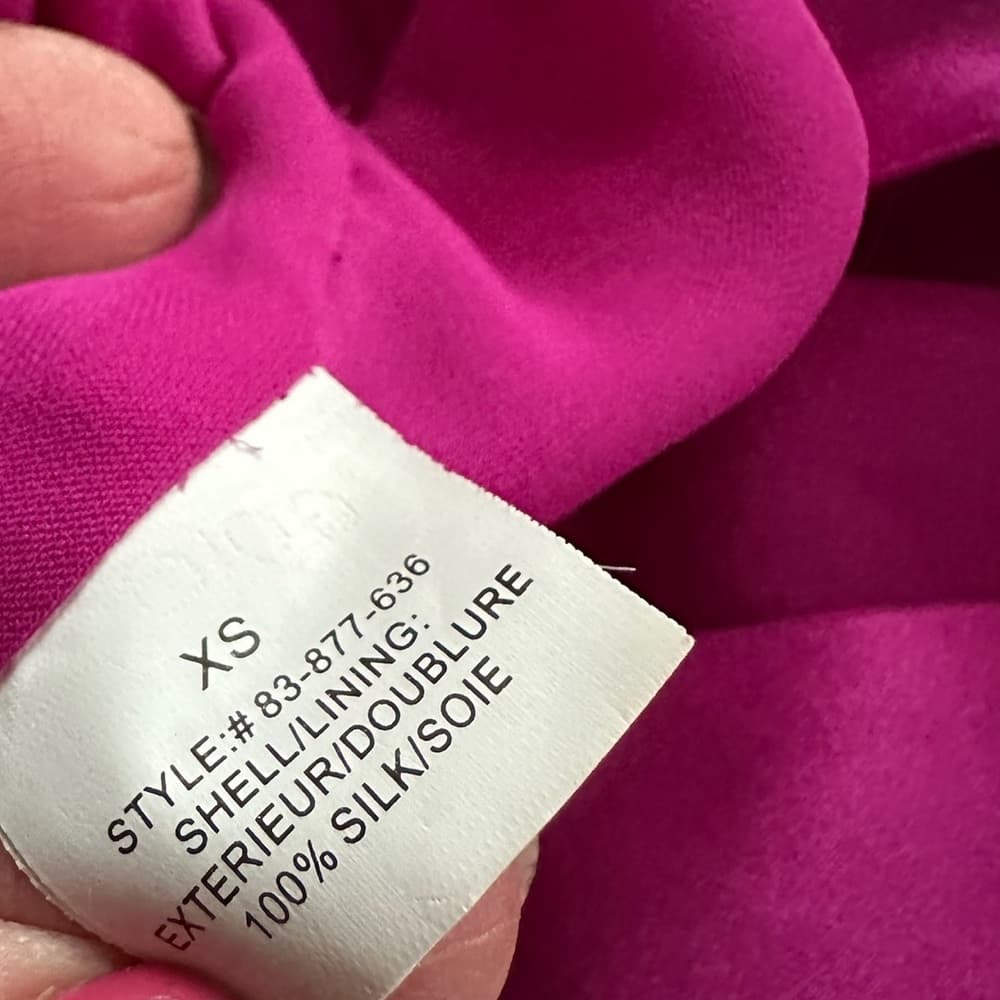 Alice + Olivia Silk Babydoll Mini Dress Pink Y2K Strappy XS Luxury Resortwear - Thumbnail 14