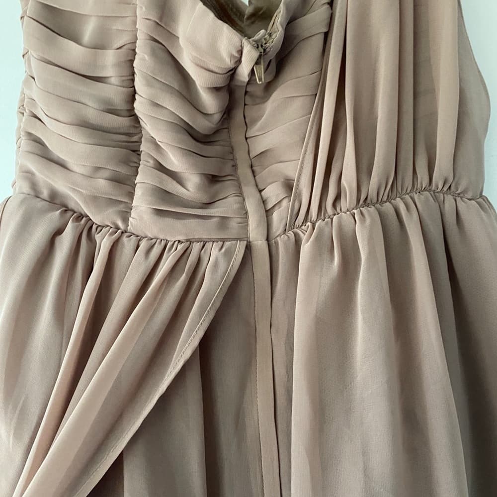 NWT H&M Ruffle Convertible Multi-Way Cocktail Mini Dress Size 10 - Thumbnail 4