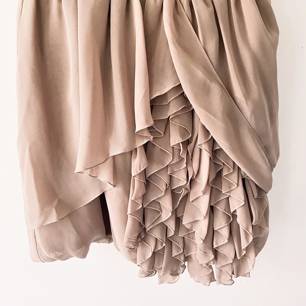 NWT H&M Ruffle Convertible Multi-Way Cocktail Mini Dress Size 10 - Thumbnail 10
