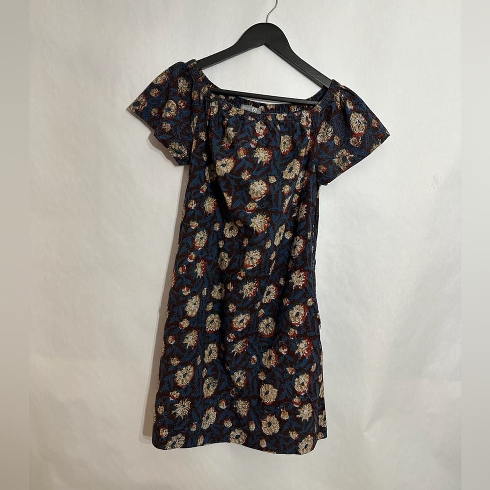 Shade Amour Floral Off-Shoulder Cotton Dress Size Small Vacation Beach Travel - Thumbnail 6