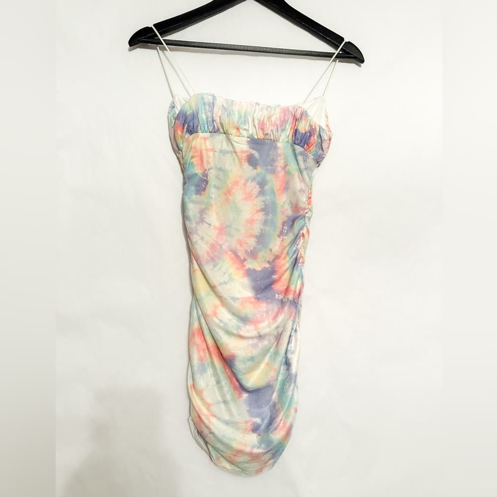Princess Polly Penney Tie Dye Mini Dress US Size 4 - Thumbnail 6