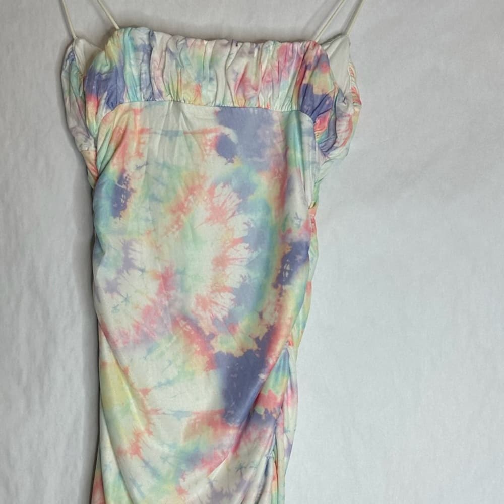 Princess Polly Penney Tie Dye Mini Dress US Size 4 - Thumbnail 12