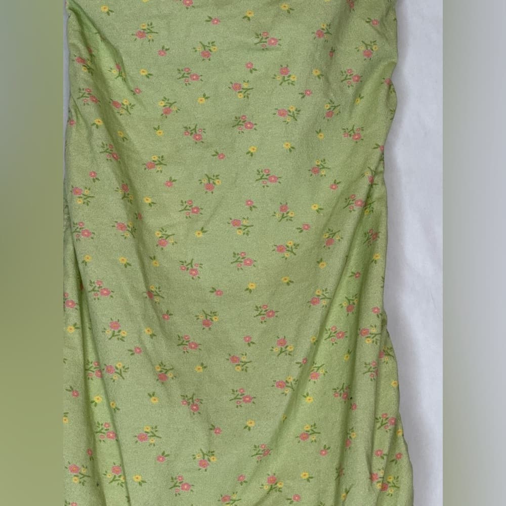 Princess Polly Roslyn Mini Dress in Green Floral US Size 0 - Thumbnail 5