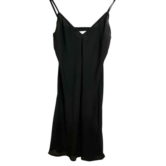 Cleobella Black Strappy Mini Slip Dress Size XS Vampy Minimalist Neutal - Thumbnail 9