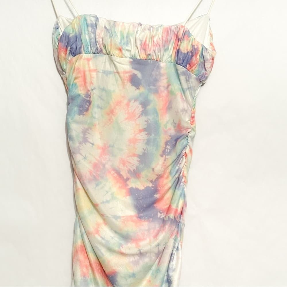 Princess Polly Penney Tie Dye Mini Dress US Size 4 - Thumbnail 7