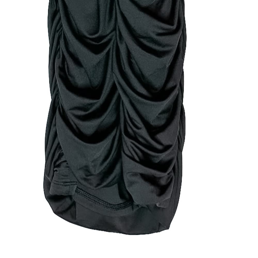 Princess Polly Dottie Mini Dress Black Ruched Crossed Back Straps Size US 8 - Thumbnail 11