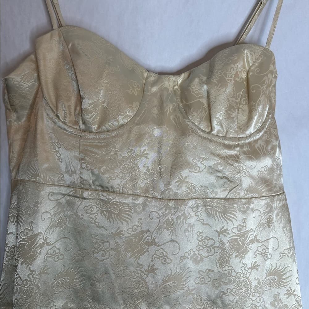 NWT Princess Polly Champagne Pop Mini Dress Womens US Size 10 - Thumbnail 10