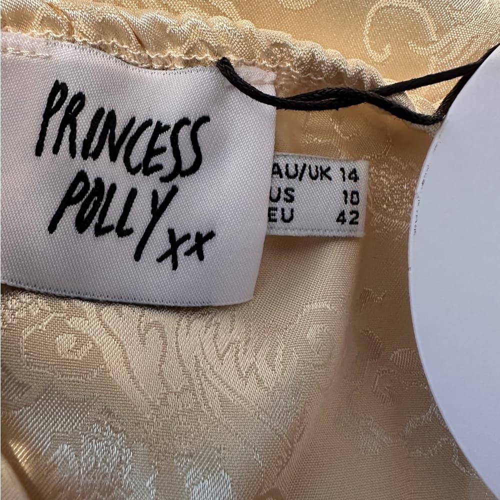 NWT Princess Polly Champagne Pop Mini Dress Womens US Size 10 - Thumbnail 12