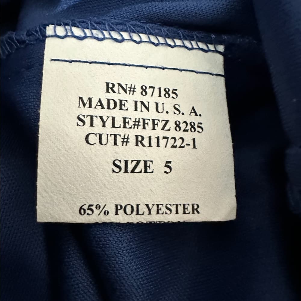 Ruby Rox Blue Strapless Bow-Back Polka Dot Party Dress Y2K Size 5 (Juniors) - Thumbnail 5