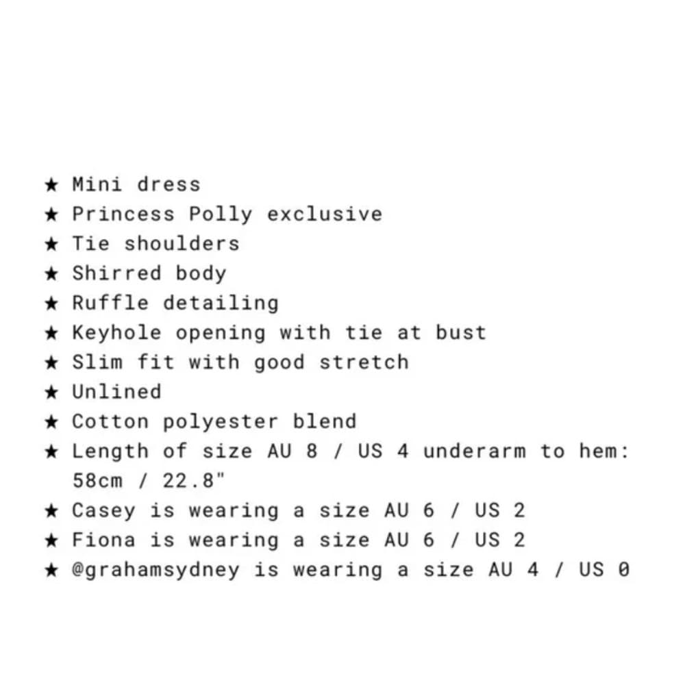 Princess Polly Korina Dress in Gingham Yellow and White US Size 4 Summer Mini - Thumbnail 14