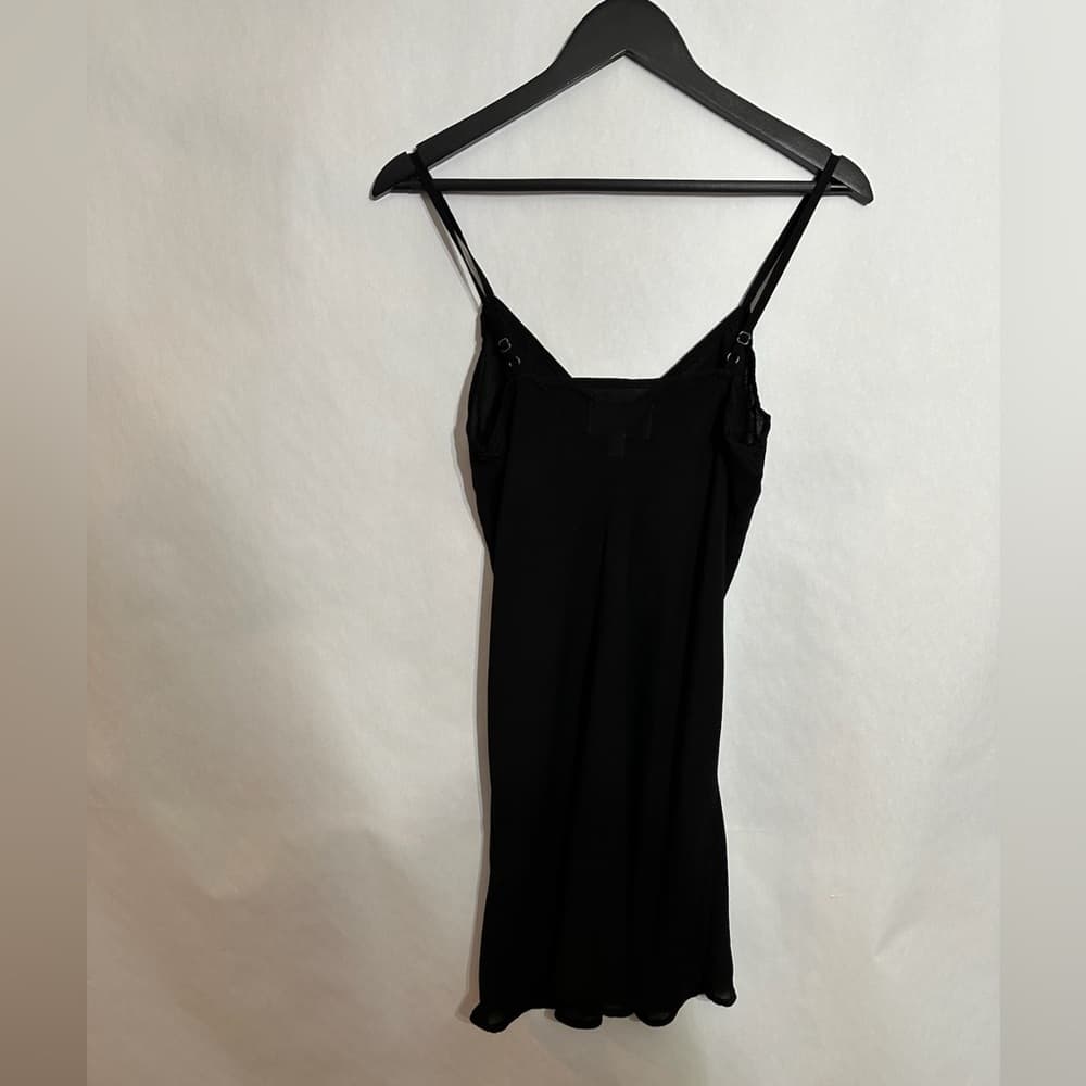 Cleobella Black Strappy Mini Slip Dress Size XS Vampy Minimalist Neutal - Thumbnail 2