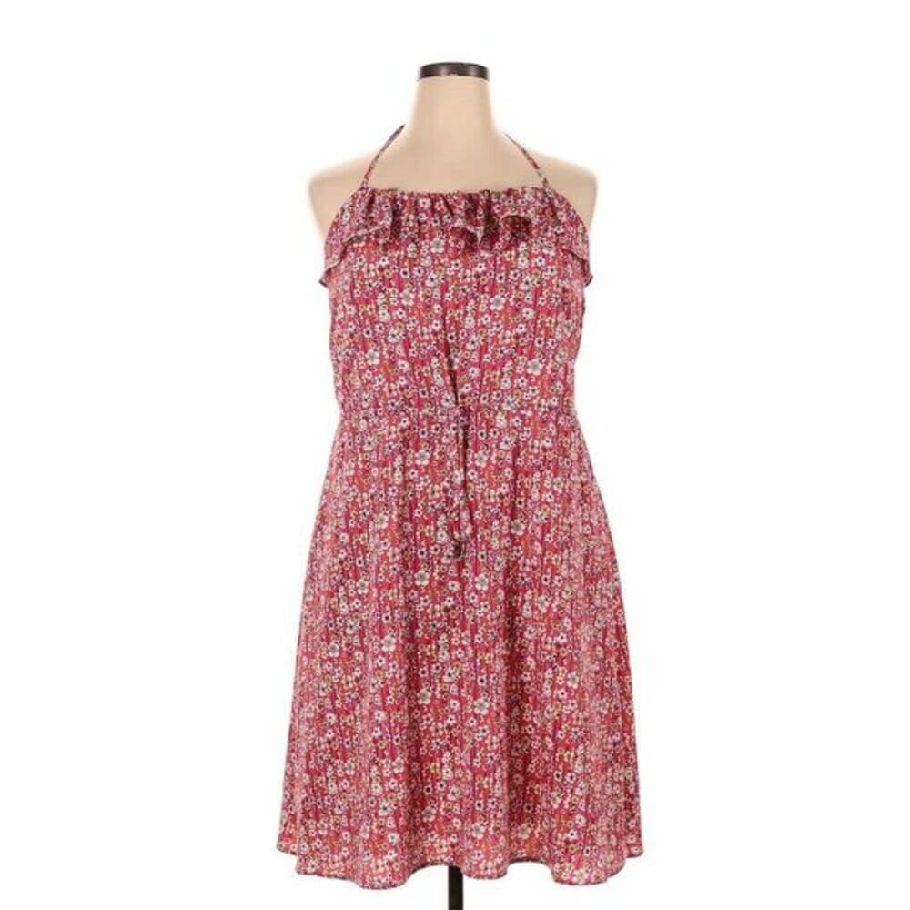 Liberty of London x Target Floral Halter Dress Spring Girly Multi-Color Medium - Thumbnail 11