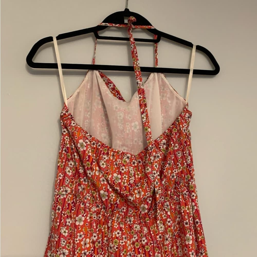 Liberty of London x Target Floral Halter Dress Spring Girly Multi-Color Medium - Thumbnail 5