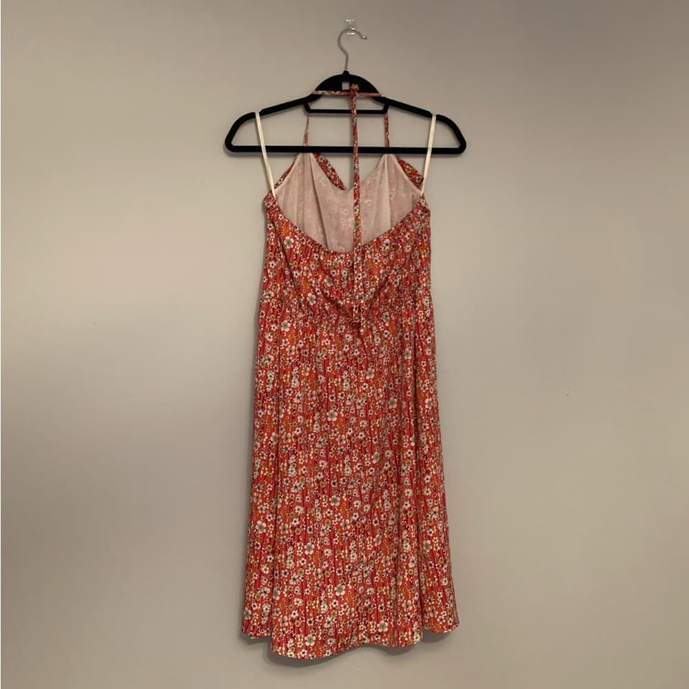 Liberty of London x Target Floral Halter Dress Spring Girly Multi-Color Medium - Thumbnail 4