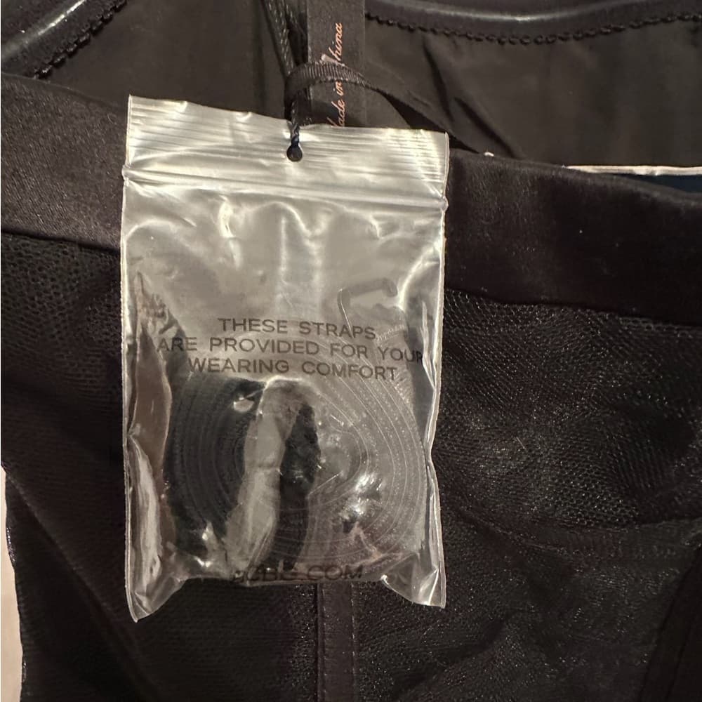 NWT BCBGMAXAZRIA Black Strapless Dress Size 2 Mini Corset Mesh Cocktail Y2K - Thumbnail 5