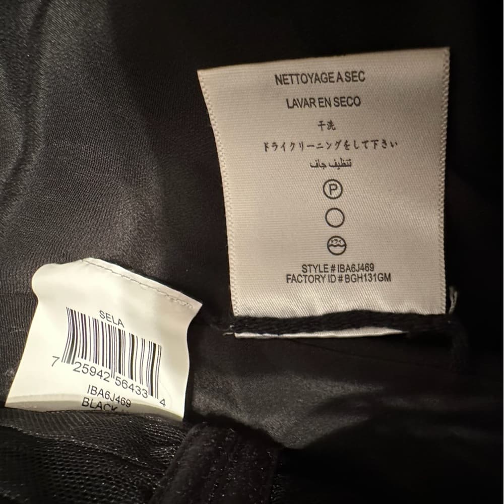NWT BCBGMAXAZRIA Black Strapless Dress Size 2 Mini Corset Mesh Cocktail Y2K - Thumbnail 3
