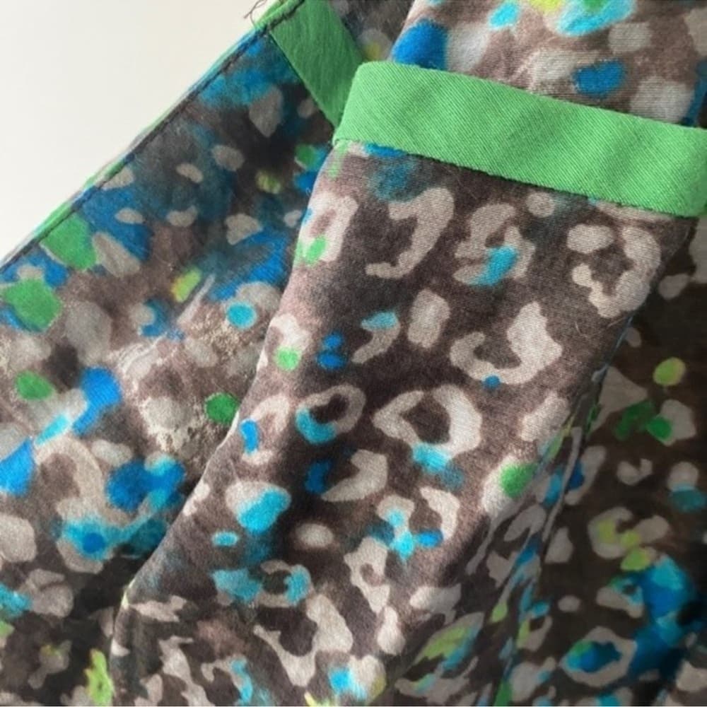 Marc New York Green Multi-Color A-Line Dress - Retro Style, Pockets, Sz 8 A-line - Thumbnail 7
