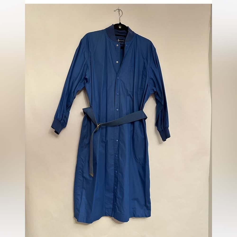 Ralph Lauren Vintage Classic Snap Button Belted Shirt Dress with Belt - Size 8 - Thumbnail 6