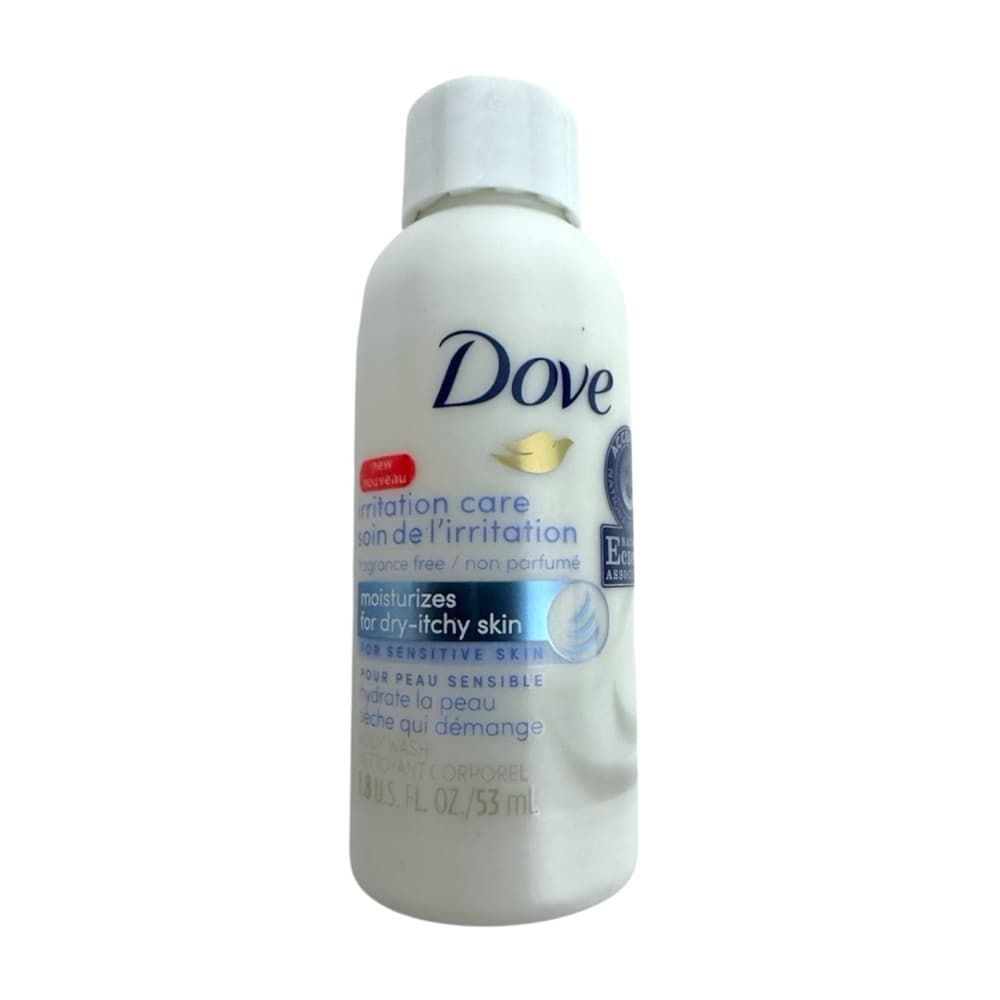 Dove Irritation Care Fragrance Free Body Wash Travel Size 1.8 oz DISCONTINUED - Thumbnail 3
