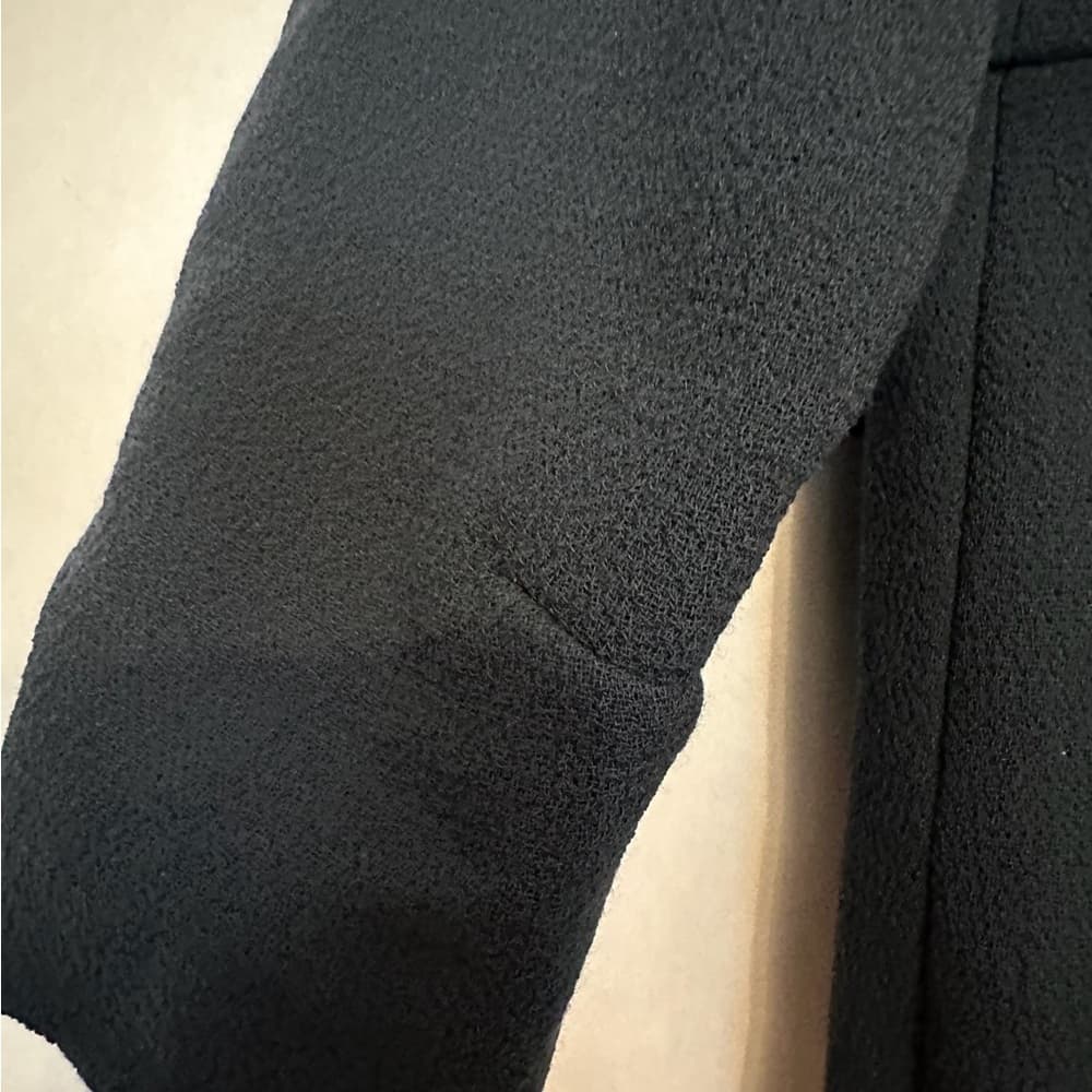 Jane Atelier Isme Shift Wool w Velvet Button Dress (UK 12/US 8) Designer Luxury - Thumbnail 4
