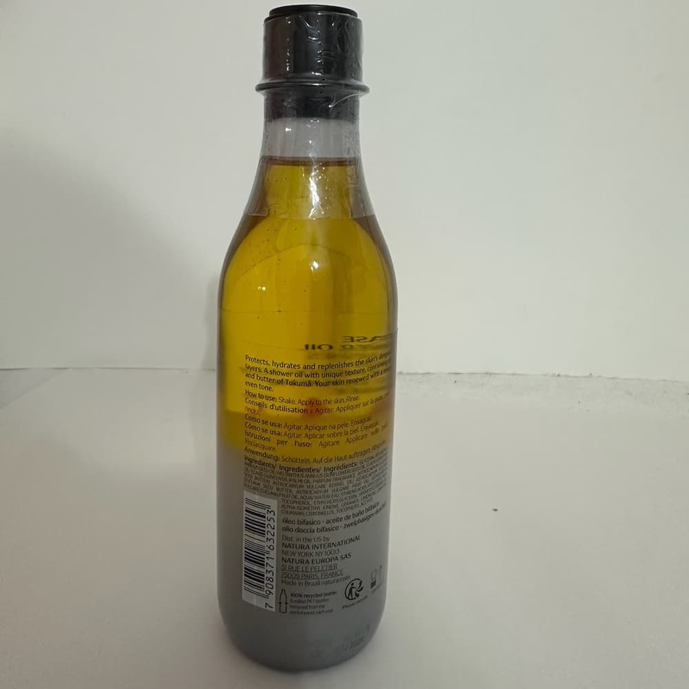 NEW Natura Ekos Tukumã Biphase Shower Oil – 200ml / 6.7 fl oz - Thumbnail 3