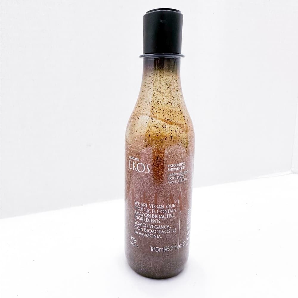 NEW Ekos Tukuma Exfoliating Shower Gel 185ml Vegan