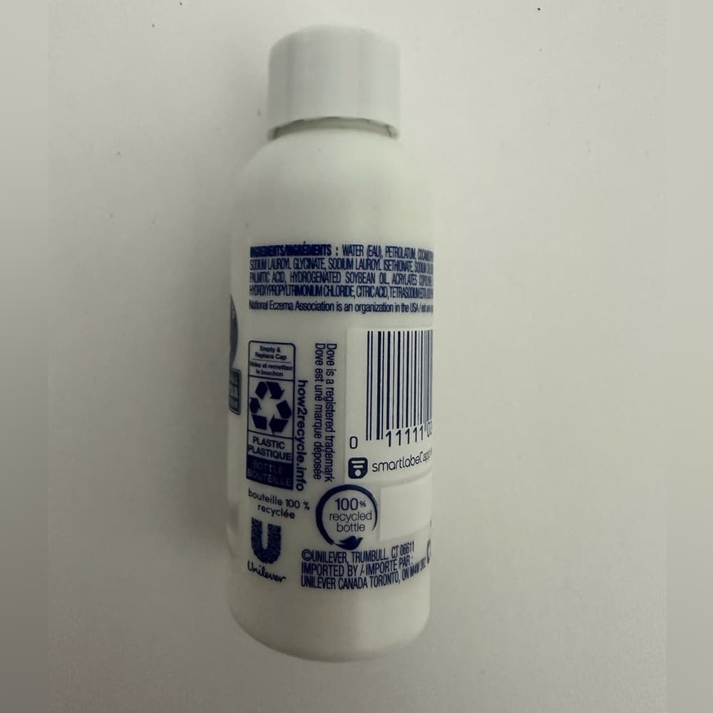 Dove Irritation Care Fragrance Free Body Wash Travel Size 1.8 oz DISCONTINUED - Thumbnail 2