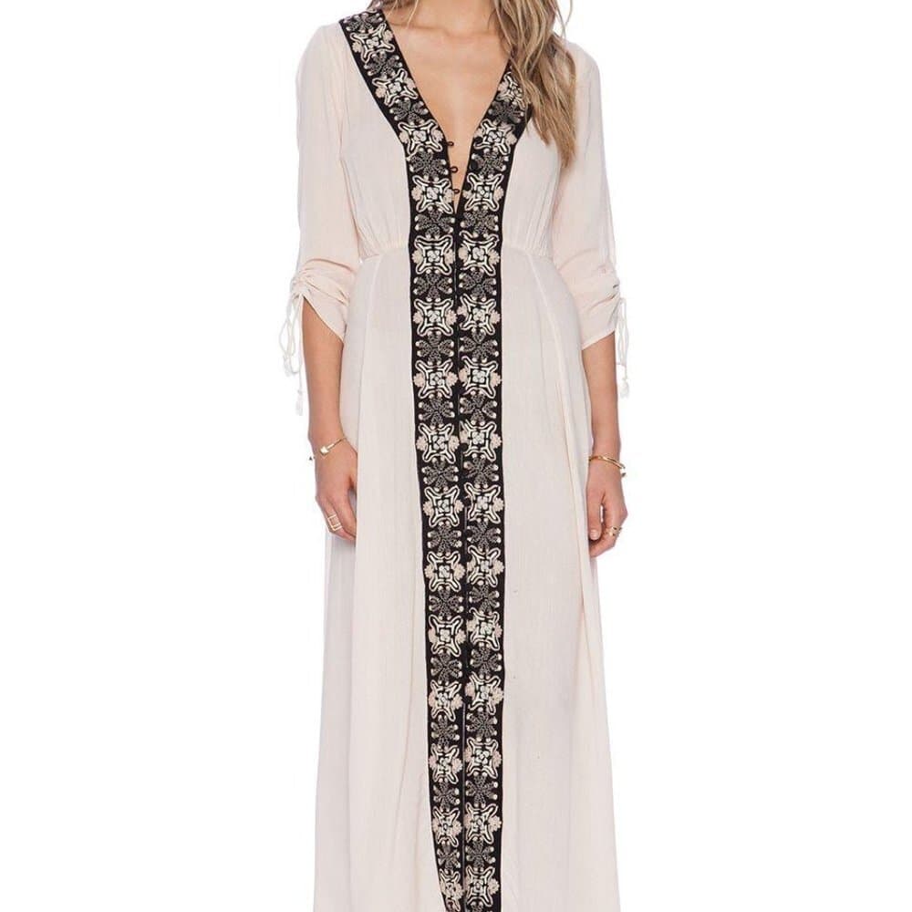 Free People Journey to the Horizon Dress / Bohemian festival look Size 8 - Thumbnail 5