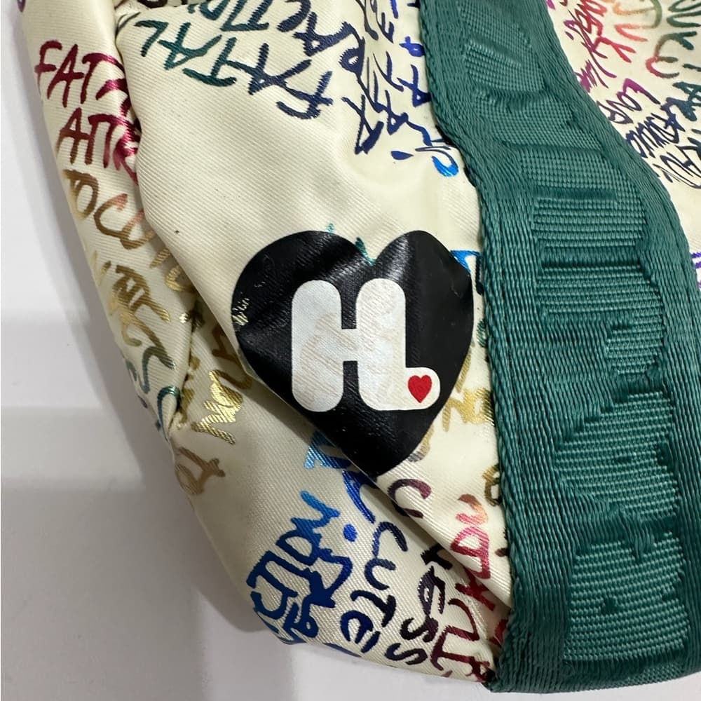 NWT Harajuku Lovers Y2K Deadstock Multicolor Purse Handbag Koosh Girl Keychain - Thumbnail 3