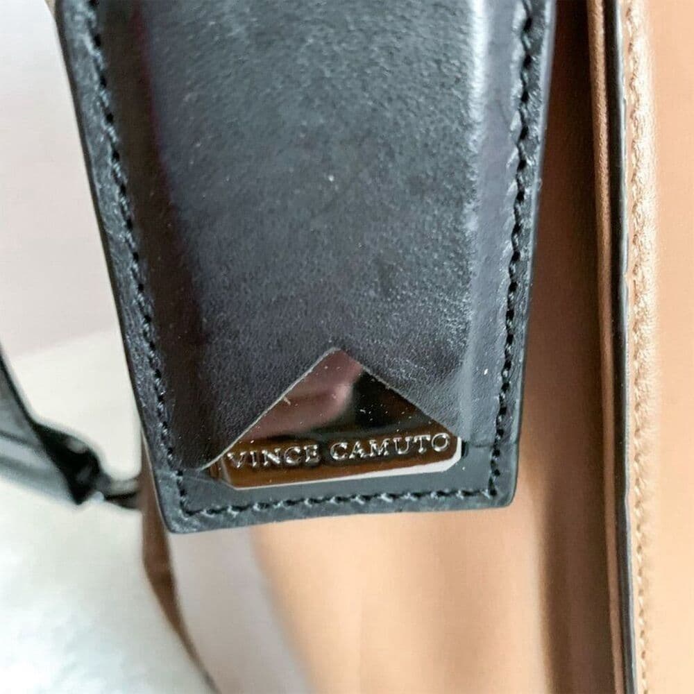 Vince Camuto 'Max' Tri-Color Leather Satchel Croc-Embossed Flap Adjustable Strap - Thumbnail 12