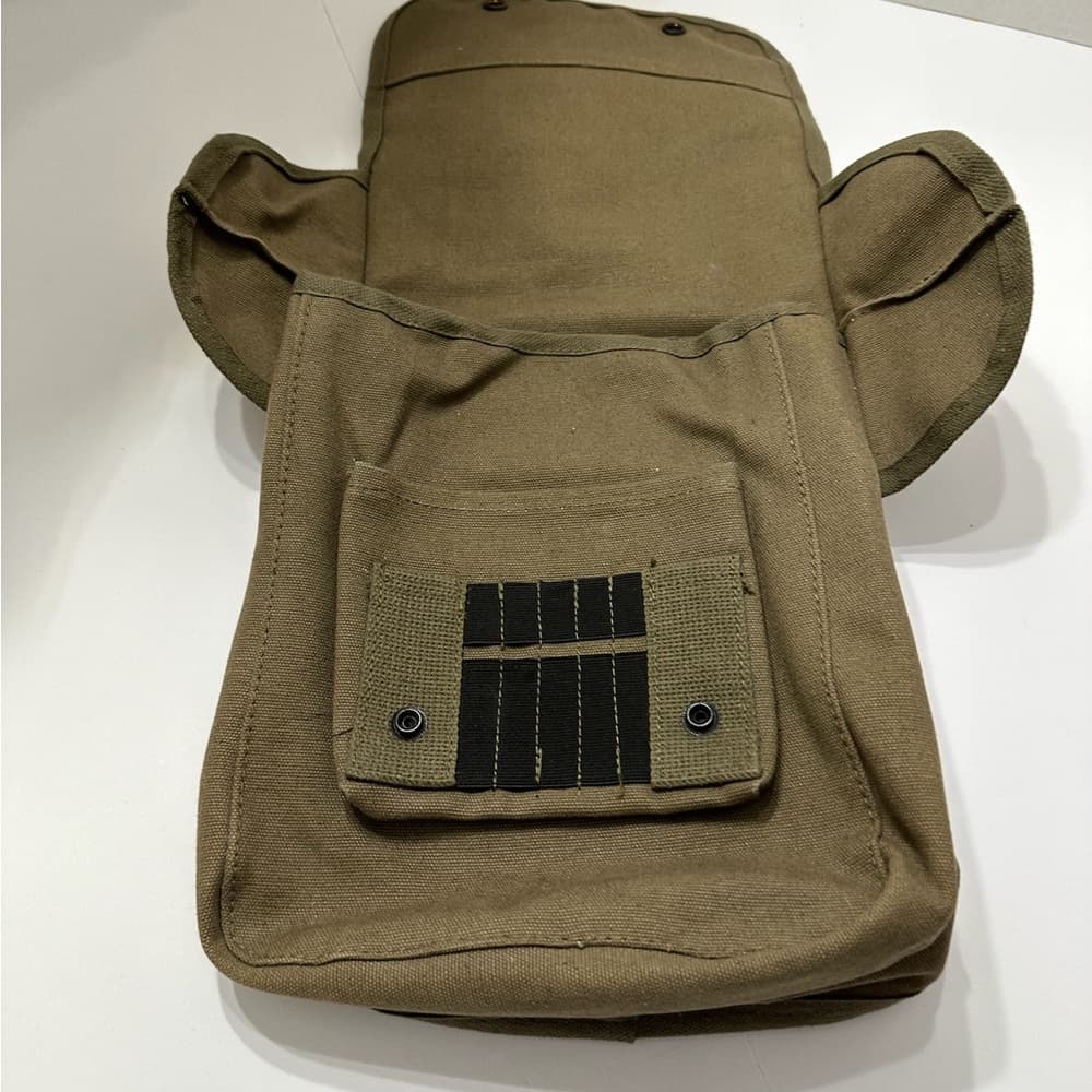 Rothco Peanuts Snoopy Canvas Shoulder Bag Military Olive Green Peanuts Satchel - Thumbnail 4