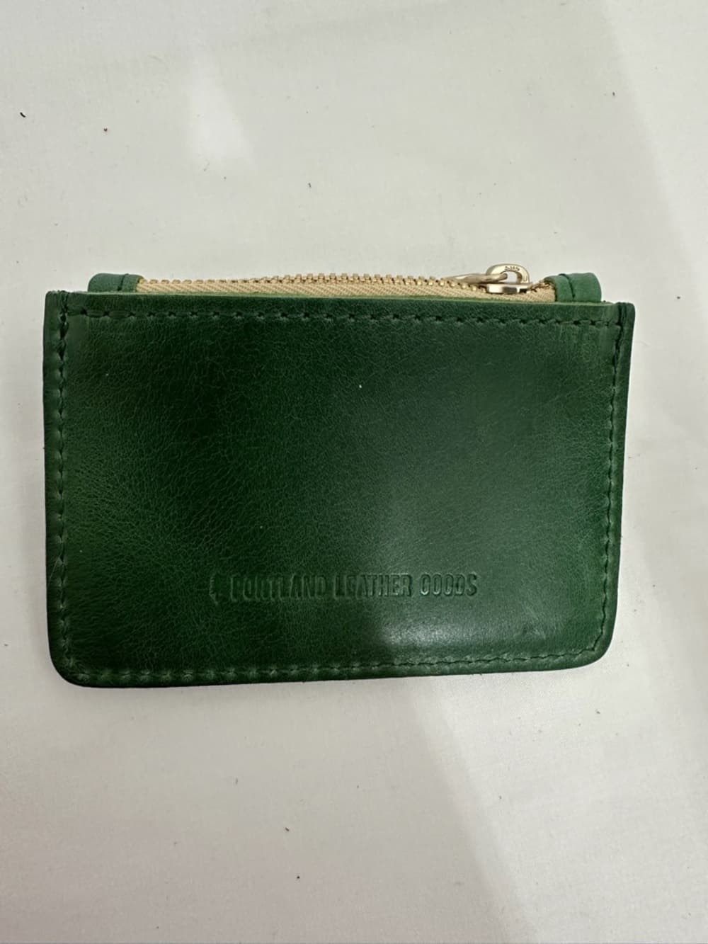 NEW Portland Leather Goods Sabrina Wallet in Mystery Green Color Minimalist - Thumbnail 2