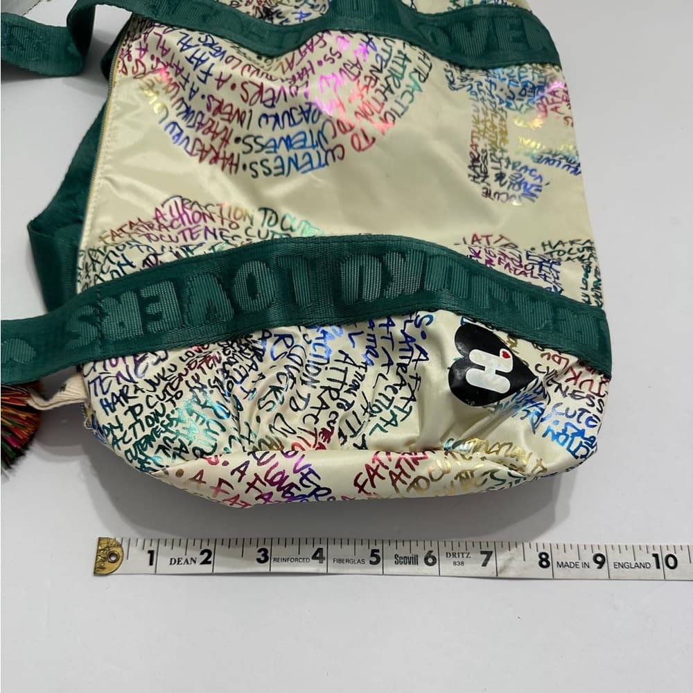 NWT Harajuku Lovers Y2K Deadstock Multicolor Purse Handbag Koosh Girl Keychain - Thumbnail 14