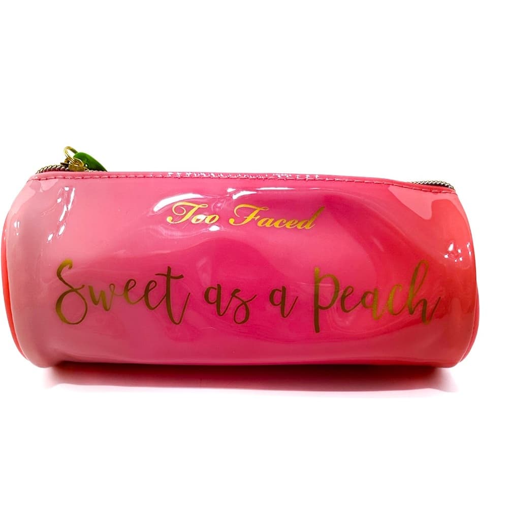 NWOT Too Faced Sweet as a Peach Collectors Edition Makeup Toiletry Travel Pouch - Thumbnail 7