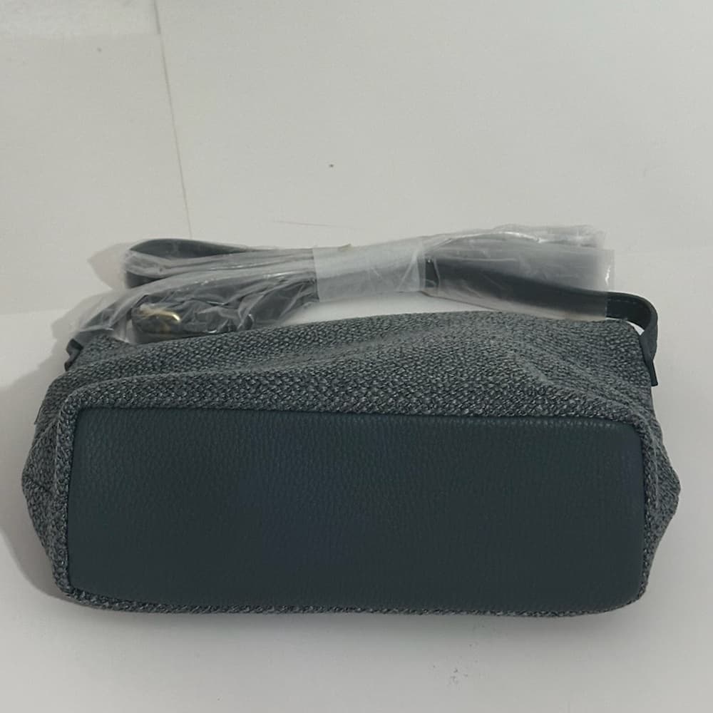 NEW Lancôme Fabric Tweed & Faux Leather Crossbody Bag Great Gift / Travel Bag