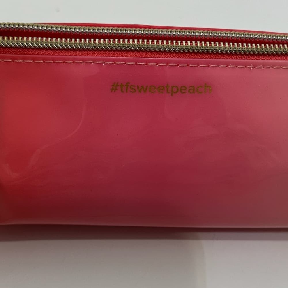 NWOT Too Faced Sweet as a Peach Collectors Edition Makeup Toiletry Travel Pouch - Thumbnail 9