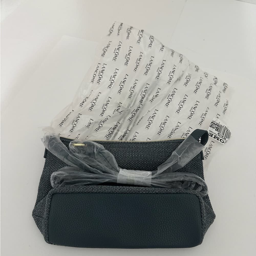 NEW Lancôme Fabric Tweed & Faux Leather Crossbody Bag Great Gift / Travel Bag - Thumbnail 7