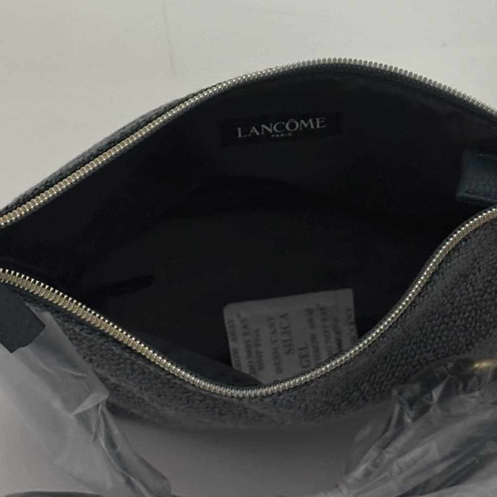 NEW Lancôme Fabric Tweed & Faux Leather Crossbody Bag Great Gift / Travel Bag - Thumbnail 3