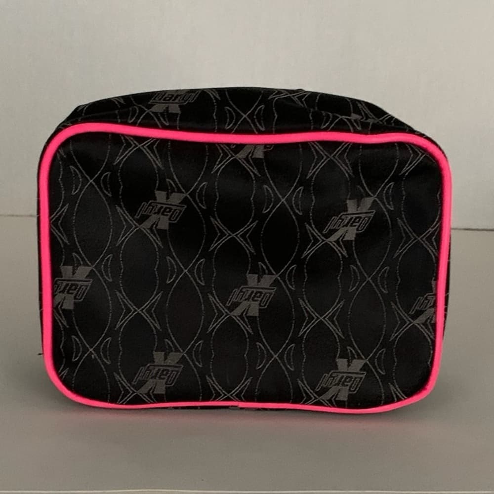 Daryl K for Beauty.com Black & Hot Pink Overnight Bag Makeup Toiletries Case