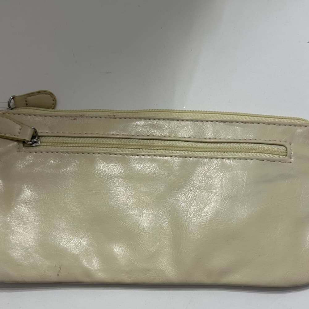 NWT Xhilaration Cream Zip Wallet Pouch Vintage Camera Print Y2K Gorpcore Travel - Thumbnail 4