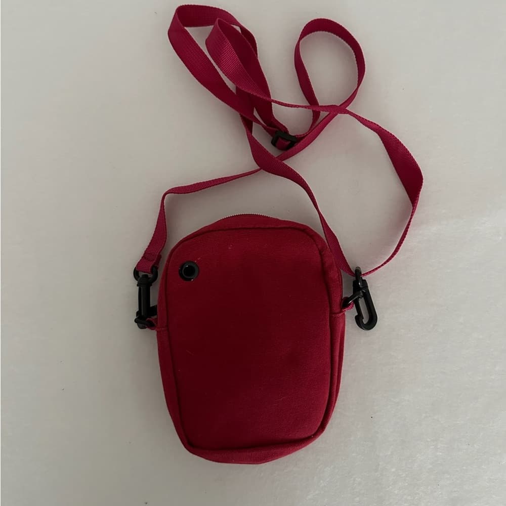 Arvo Crossbody Utility Bag Red with Mesh Pocket - Thumbnail 3