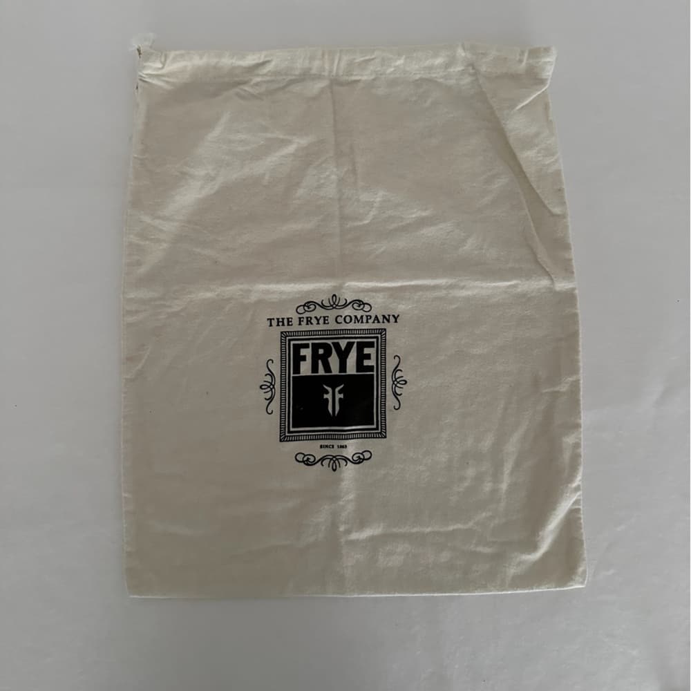 Frye Company Logo Dust Bag 16”x20” Drawstring Boot Bag Storage