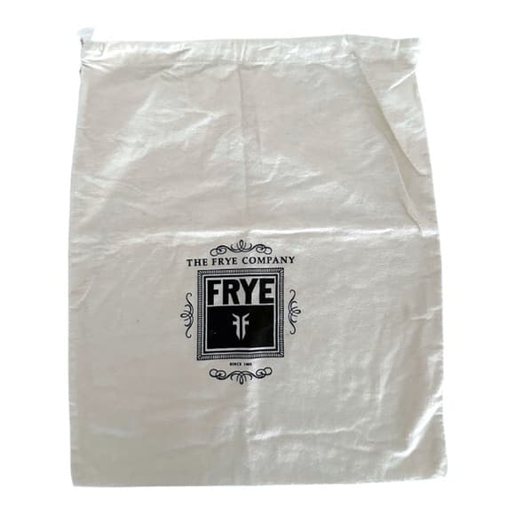 Frye Company Logo Dust Bag 16”x20” Drawstring Boot Bag Storage - Thumbnail 6